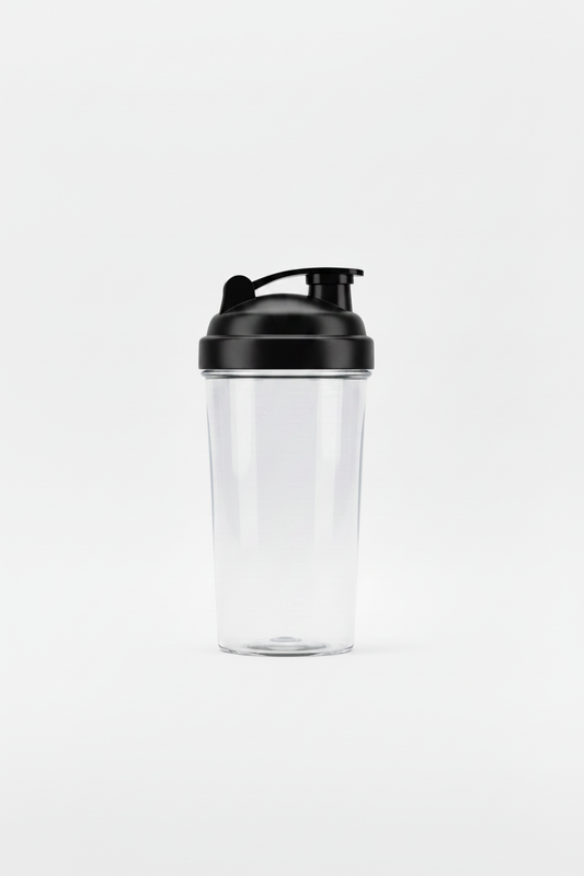 Shaker Clear Body Black Lid